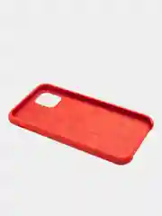Красный чехол Silicone Case для iPhone 11, прорезиненный