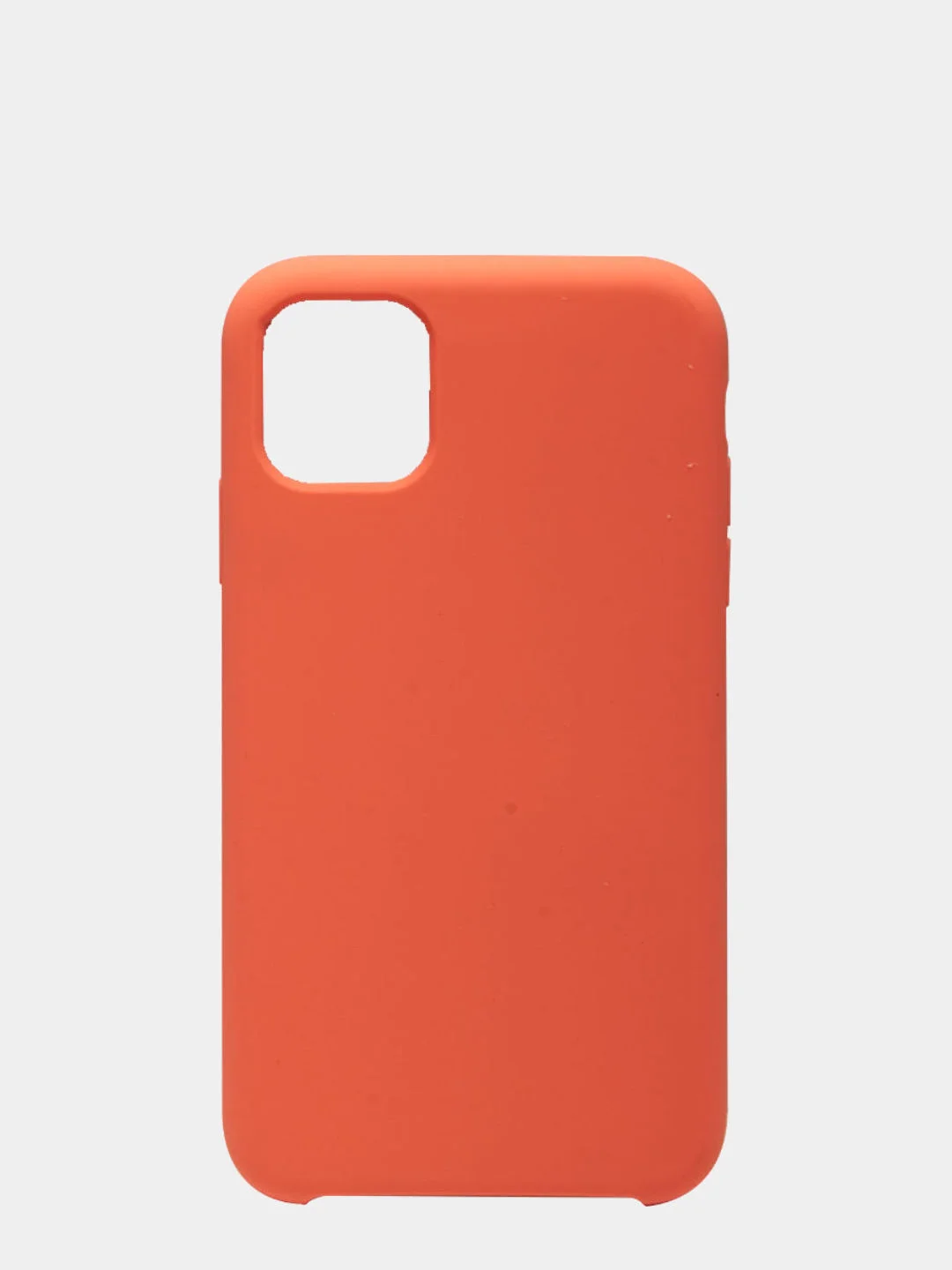 Коралловый чехол Silicone Case для iPhone 11, прорезиненный