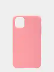 Розовый чехол Silicone Case для iPhone 11, прорезиненный