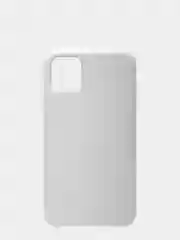 Белый чехол Silicone Case для iPhone 11, прорезиненный