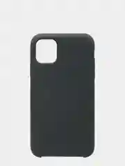 Тёмно-серый чехол Silicone Case для iPhone 11, прорезиненный
