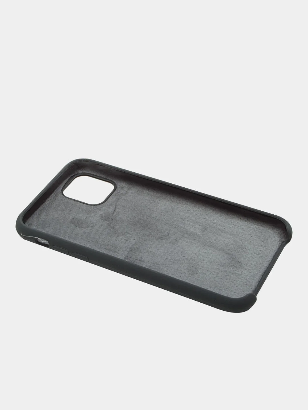 Тёмно-серый чехол Silicone Case для iPhone 11, прорезиненный