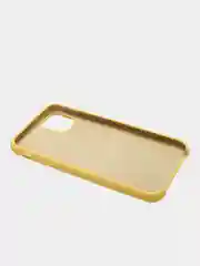 Горчичный чехол Silicone Case для iPhone 11, прорезиненный