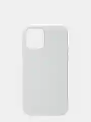 Белый чехол Silicone Case для iPhone 12/12 Pro, 6.1, прорезиненный