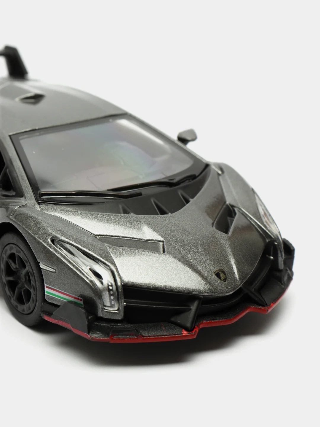 Серый lamborghini Veneno KINSMART KT5367D