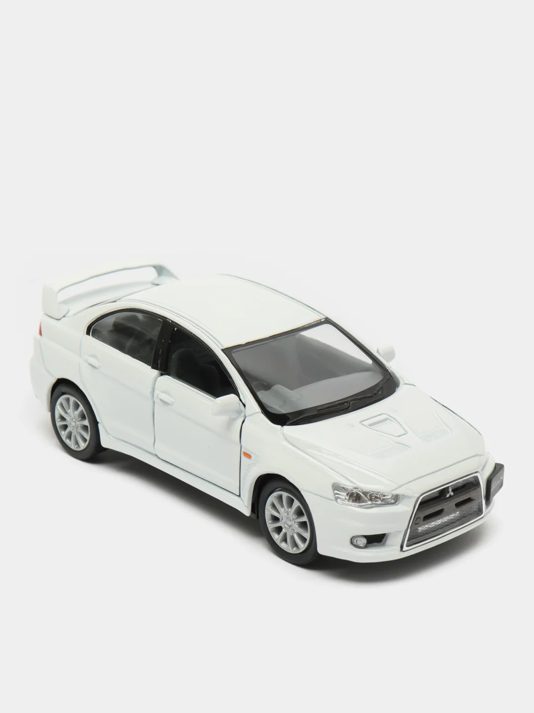 Белый металлическая машинка 2008 Mitsubishi Lancer Evolution X KT5329D
