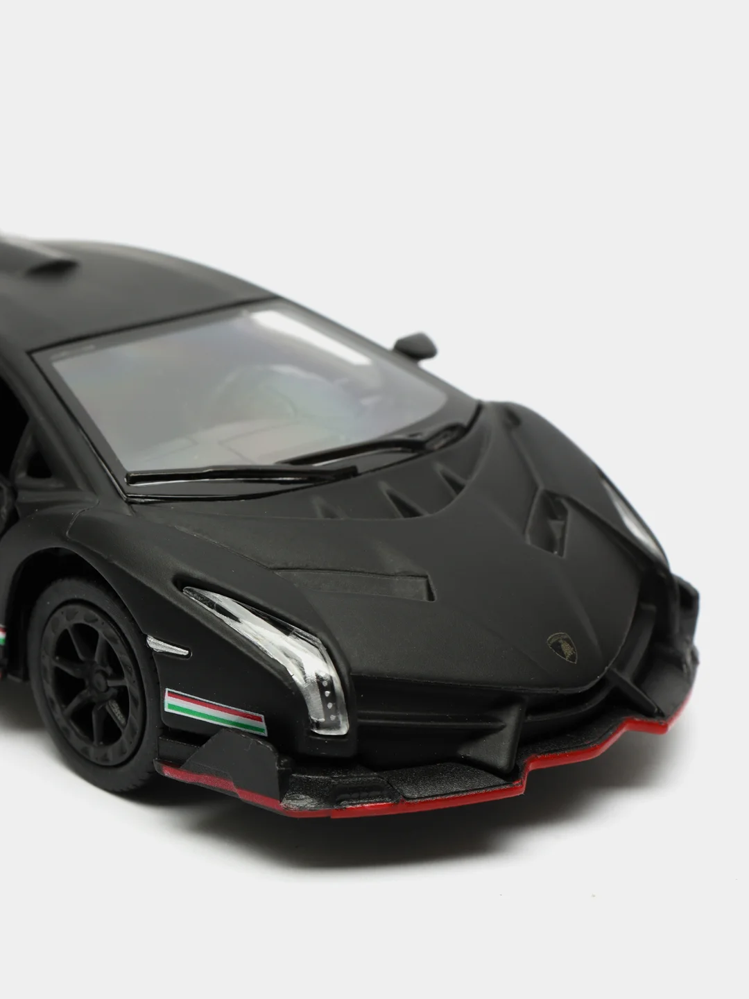 Черный lamborghini Veneno KINSMART KT5367D