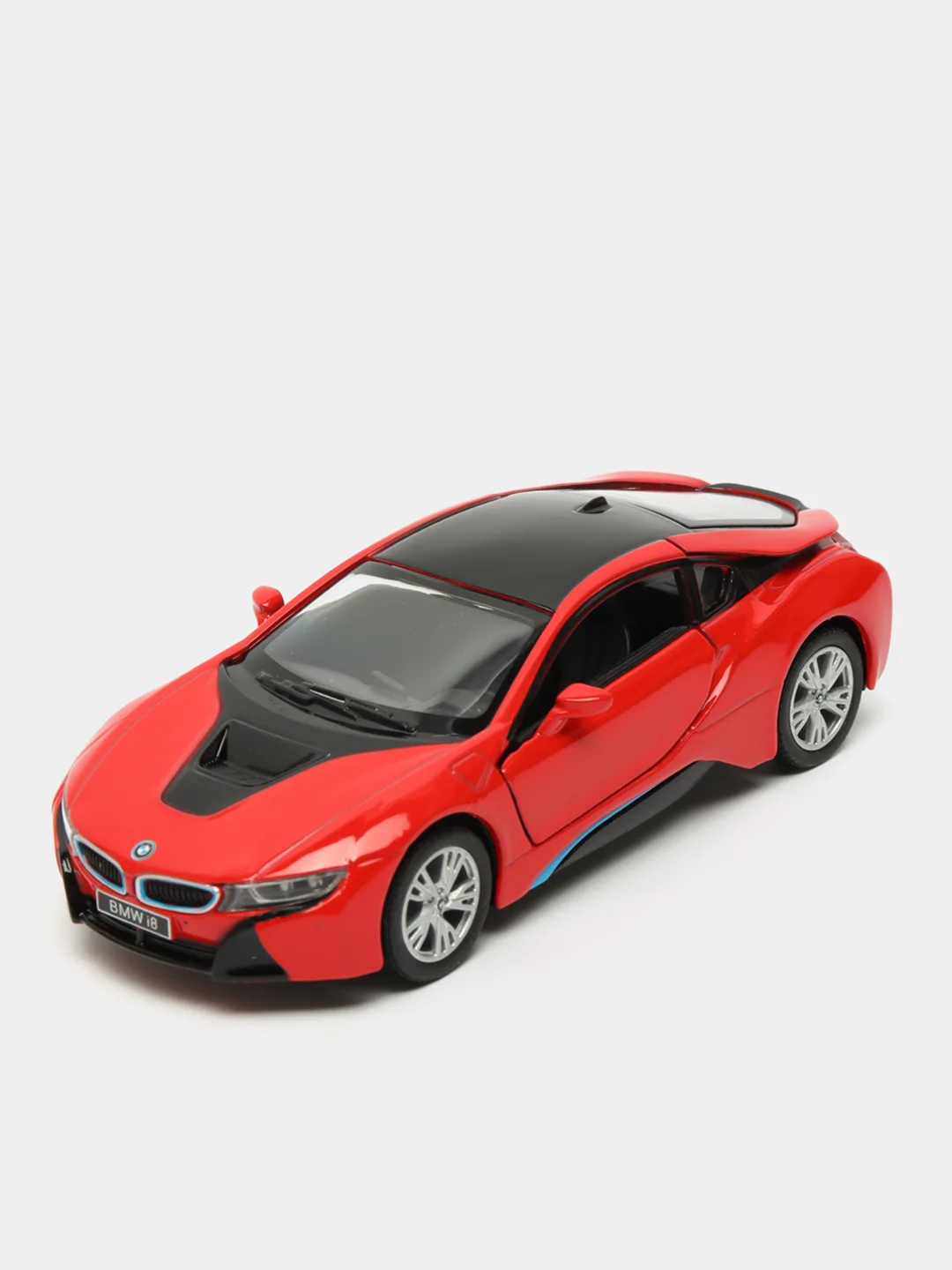 Красный bmw i8 KINSMART KT5379DA
