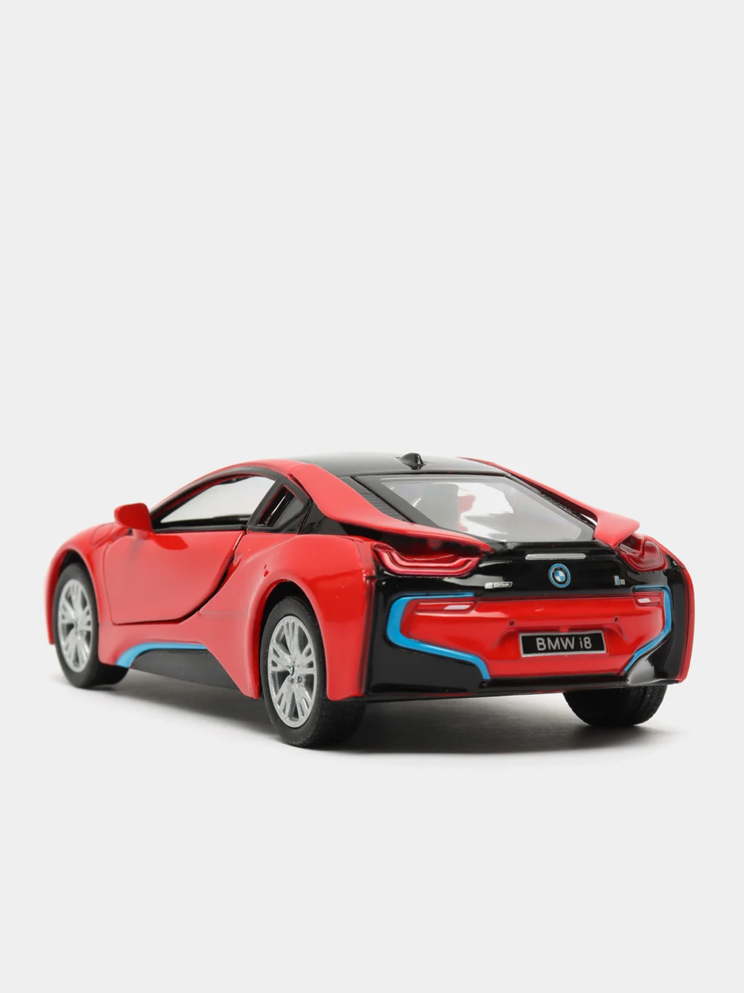 Красный bmw i8 KINSMART KT5379DA