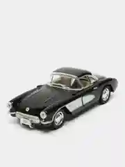 Черный металлическая машинка 1:34 Chevrolet Corvette 1957 KT5316D