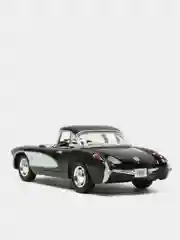 Черный металлическая машинка 1:34 Chevrolet Corvette 1957 KT5316D