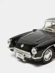 Черный металлическая машинка 1:34 Chevrolet Corvette 1957 KT5316D