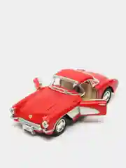 Красный металлическая машинка 1:34 Chevrolet Corvette 1957 KT5316D
