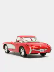 Красный металлическая машинка 1:34 Chevrolet Corvette 1957 KT5316D