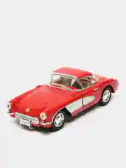 Красный металлическая машинка 1:34 Chevrolet Corvette 1957 KT5316D