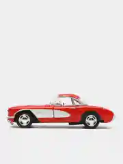 Красный металлическая машинка 1:34 Chevrolet Corvette 1957 KT5316D