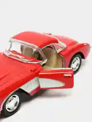Красный металлическая машинка 1:34 Chevrolet Corvette 1957 KT5316D