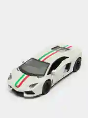 Белый металлическая машинка 1:36 Lamborghini Aventador LP 700-4 KT5355DF