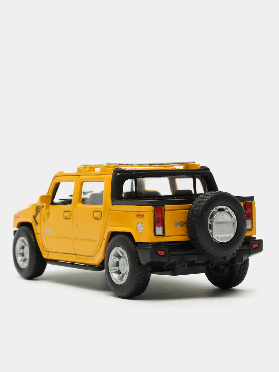 Желтый металлическая машинка 1:40 Hummer H2 SUT 2005 KT5097D