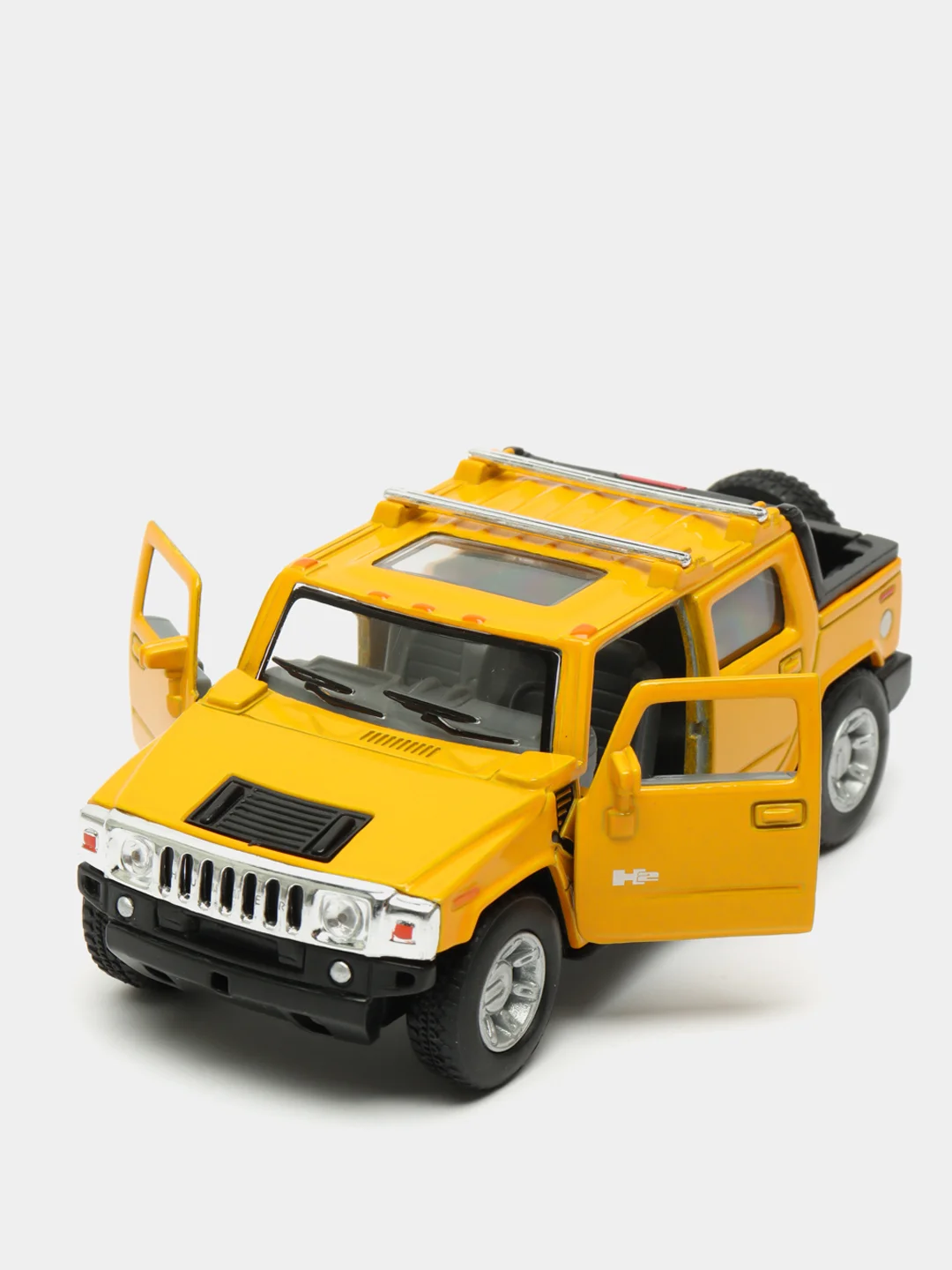 Желтый металлическая машинка 1:40 Hummer H2 SUT 2005 KT5097D