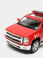 Красный металлическая машинка 2014 Chevrolet Silverado 1:46 Kinsmart KT5381DPR
