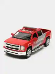 Красный металлическая машинка 2014 Chevrolet Silverado 1:46 Kinsmart KT5381DPR