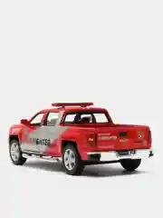 Красный металлическая машинка 2014 Chevrolet Silverado 1:46 Kinsmart KT5381DPR