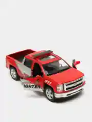 Красный металлическая машинка 2014 Chevrolet Silverado 1:46 Kinsmart KT5381DPR
