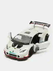 Белый lamborghini Huracan LP620-2 Super Trofeo KINSMART KT5389D