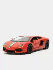 Оранжевый металлическая машинка 1:36 Lamborghini Aventador LP 700-4 KT5355DF