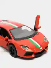 Оранжевый металлическая машинка 1:36 Lamborghini Aventador LP 700-4 KT5355DF