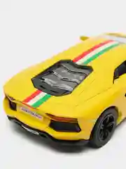 Желтый металлическая машинка 1:36 Lamborghini Aventador LP 700-4 KT5355DF