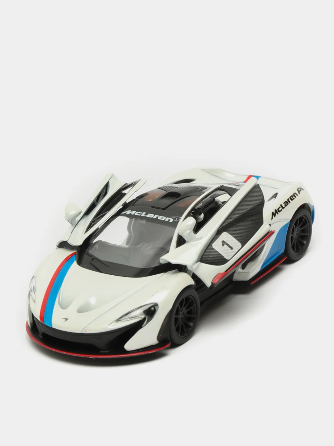 Белый металлическая машинка McLaren P1 KT5393DF