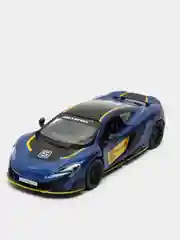 Синий mclaren 675LT with printing KINSMART KT5392DF