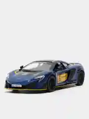 Синий mclaren 675LT with printing KINSMART KT5392DF