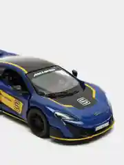 Синий mclaren 675LT with printing KINSMART KT5392DF