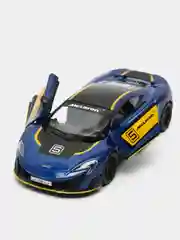Синий mclaren 675LT with printing KINSMART KT5392DF