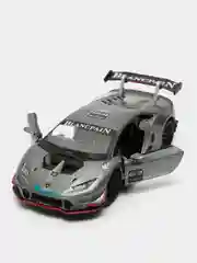 Серый lamborghini Huracan LP620-2 Super Trofeo KINSMART KT5389D