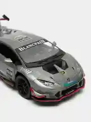 Серый lamborghini Huracan LP620-2 Super Trofeo KINSMART KT5389D