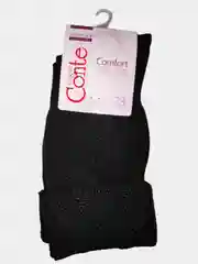 Серый высокие женские носки Conte Comfort, 17С-172СП
