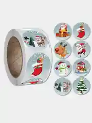 Ледяной наклейки новогодние 500 шт
