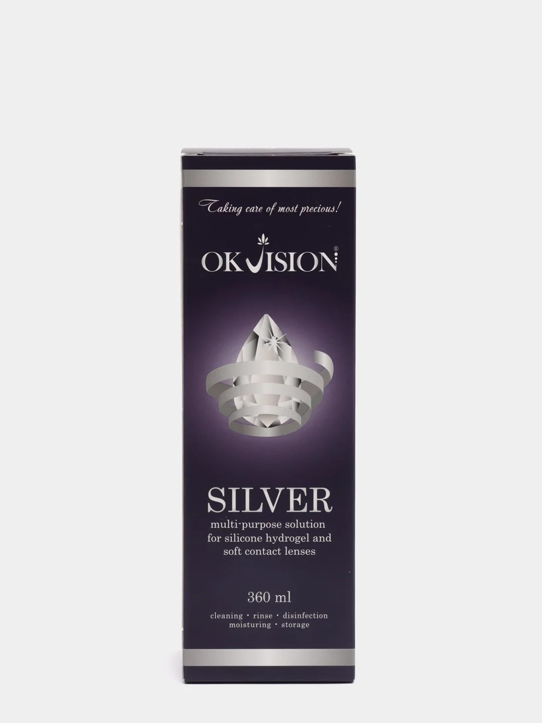 Раствор для линз OKVision SILVER, 360 мл