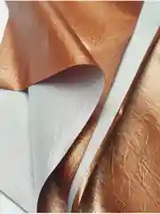 Медный искусственная кожа кожзам для рукоделия / творчества /изготовления бантов 20*30 см