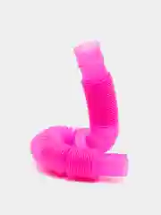 Розовый трубка антистресс, Pop tubes, Поп ит трубка, Игрушка антистресс, Трубка гофра для детей