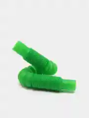 Зеленый трубка антистресс, Pop tubes, Поп ит трубка, Игрушка антистресс, Трубка гофра для детей