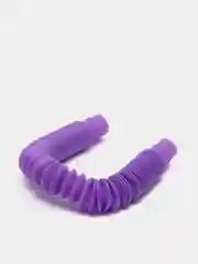 Фиолетовый трубка антистресс, Pop tubes, Поп ит трубка, Игрушка антистресс, Трубка гофра для детей