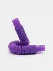 Фиолетовый трубка антистресс, Pop tubes, Поп ит трубка, Игрушка антистресс, Трубка гофра для детей