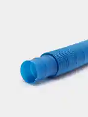 Синий трубка антистресс, Pop tubes, Поп ит трубка, Игрушка антистресс, Трубка гофра для детей