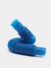 Синий трубка антистресс, Pop tubes, Поп ит трубка, Игрушка антистресс, Трубка гофра для детей