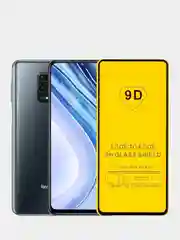 Черный защитное стекло 9D Xiaomi Redmi Note 9 Pro / Note 9s / Note 9 Pro Max (Редми Нот 9 Про)